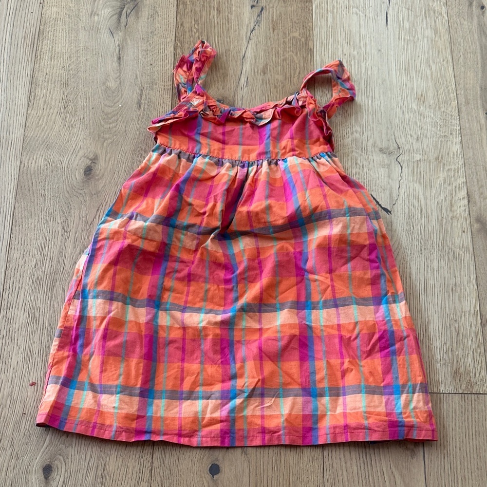 Penelope Mack Colorful Plaid Sleeveless Dress 8